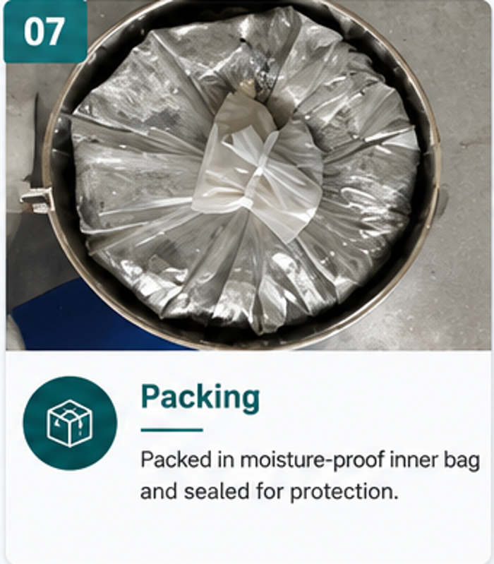 Packing for water-based aluminum powder paste